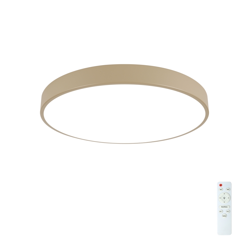 Brilagi - Lámpara de techo LED regulable POOL LED/60W/230V 3000-6000K Ø 50 cm beige + mando a distancia