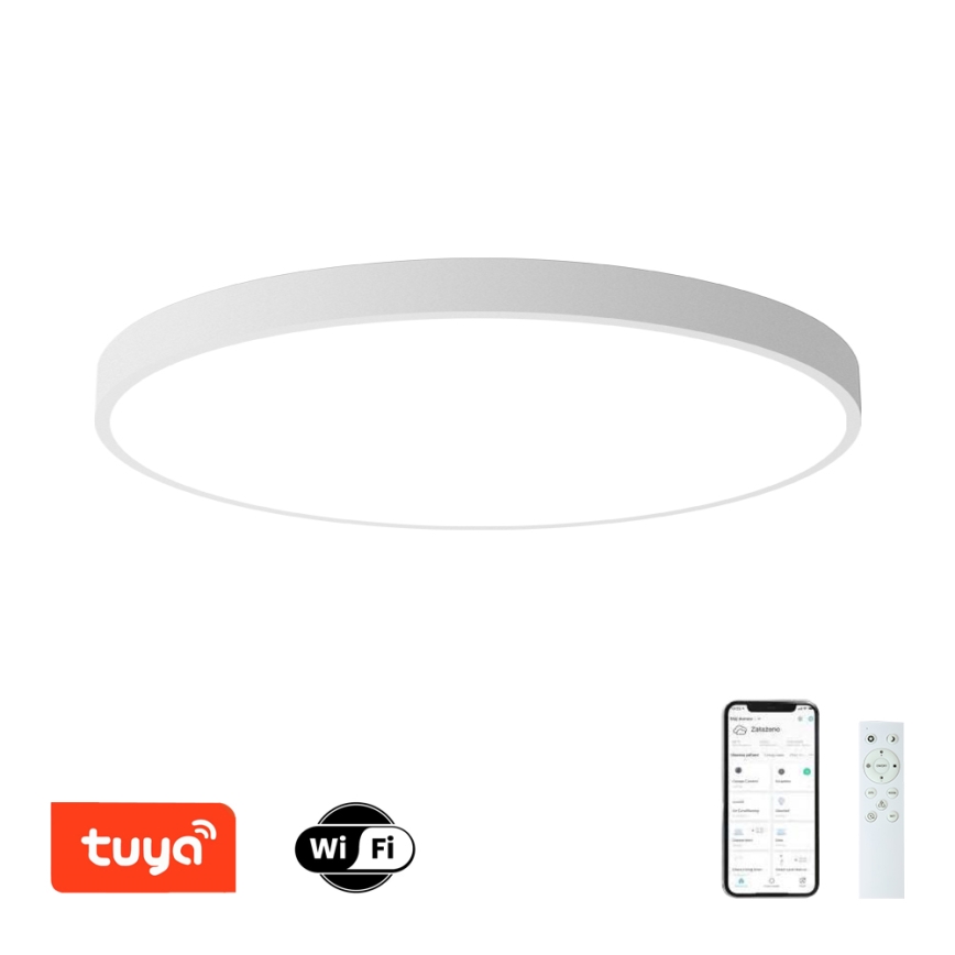 Brilagi - Lámpara de techo LED regulable POOL SMART LED/180W/230V 3000-6000K Ø 120 cm Wi-Fi Tuya blanca + mando a distancia