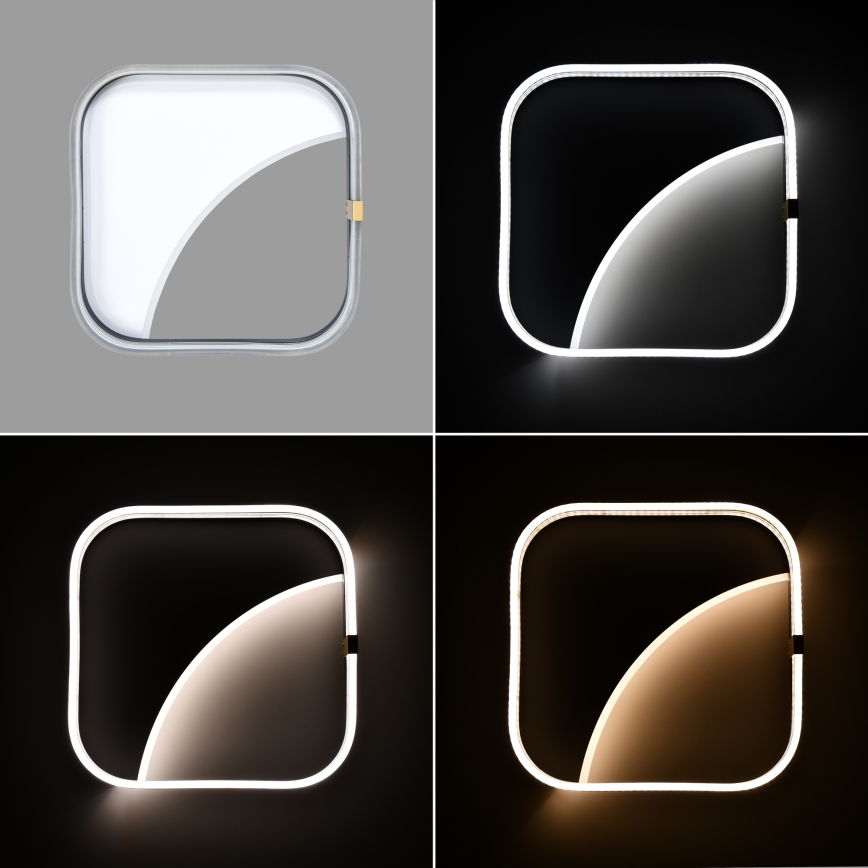 Brilagi - Luminaria de techo LED regulable SIRELI LED/56W/230V 3000-6000K 40x40 cm + mando a distancia