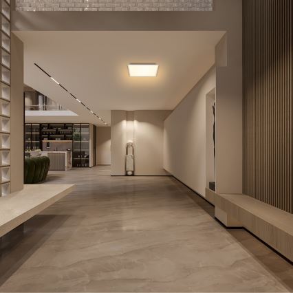 Brilagi - Luminaria de techo LED regulable SLIMFRAME LED/36W/230V 45x45 cm 3000-6000K blanca + mando a distancia