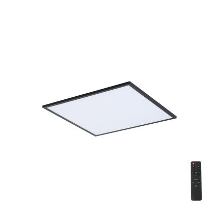 Brilagi - Luminaria de techo regulable SLIMFRAME LED/36W/230V 45x45 cm 3000-6000K negra + mando a distancia