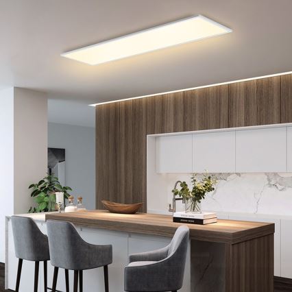 Brilagi - Luminaria de techo LED regulable SLIMFRAME LED/58W/230V 120x30 cm 3000-6000K blanca + mando a distancia