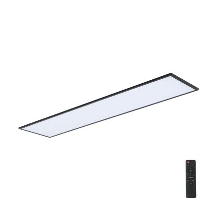Brilagi - Luminaria de techo LED regulable SLIMFRAME LED/58W/230V 120x30 cm 3000-6000K negra + control remoto