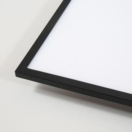 Brilagi - Luminaria de techo LED regulable SLIMFRAME LED/58W/230V 120x30 cm 3000-6000K negra + control remoto