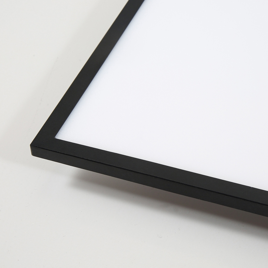 Brilagi - Luminaria de techo LED regulable SLIMFRAME LED/58W/230V 120x30 cm 3000-6000K negra + control remoto