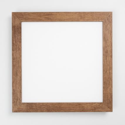 Brilagi - Luminaria de techo LED regulable SLIMFRAME WOOD LED/36W/230V 49,5x49,5 cm 3000-6000K marrón oscuro + mando a distancia