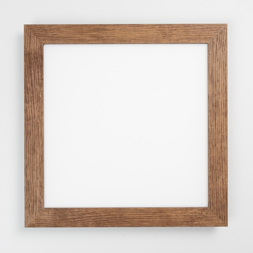 Brilagi - Luminaria de techo LED regulable SLIMFRAME WOOD LED/36W/230V 49,5x49,5 cm 3000-6000K marrón oscuro + mando a distancia