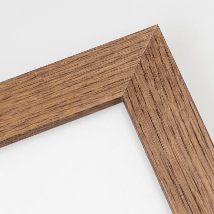 Brilagi - Luminaria de techo LED regulable SLIMFRAME WOOD LED/36W/230V 49,5x49,5 cm 3000-6000K marrón oscuro + mando a distancia