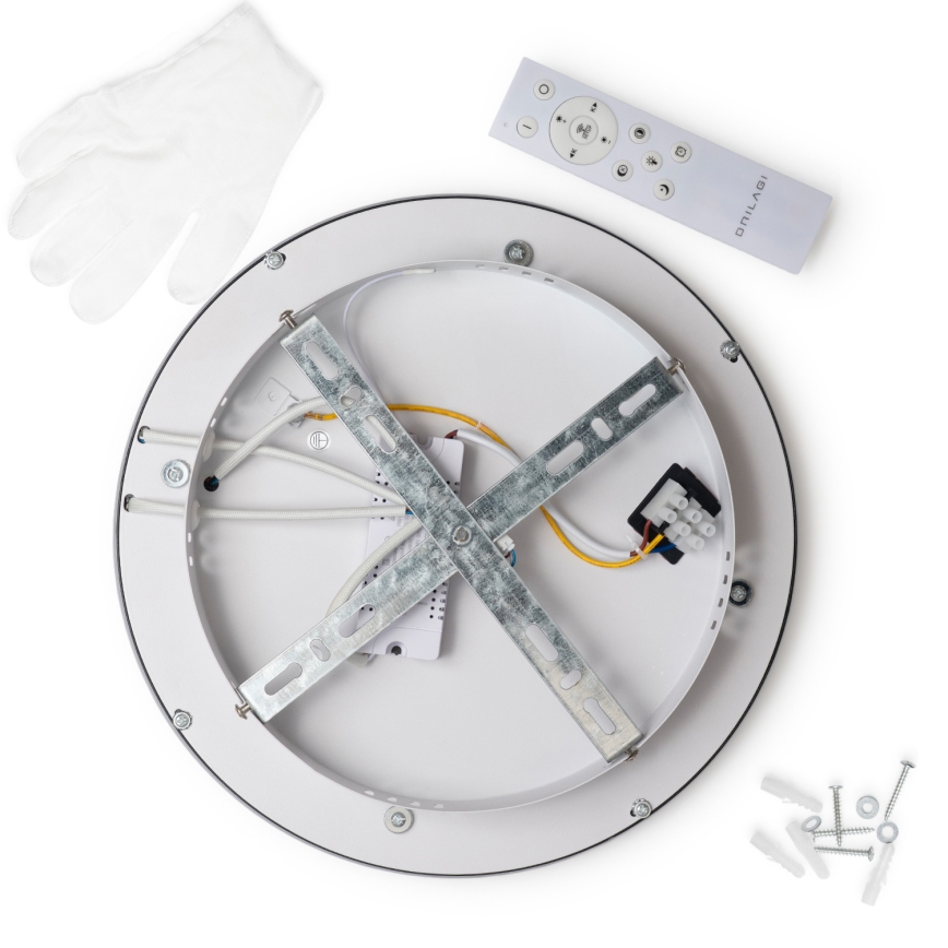 Brilagi - Lámpara de techo LED regulable TRIVARO LED/72W/230V 3000-6000K Ø 40 cm + mando a distancia