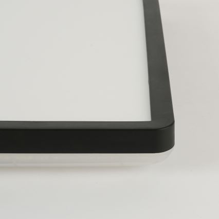 Brilagi - Plafón LED regulable ULTRA SLIM 18W/230V 2700-6500K 30x30 cm negro + mando a distancia