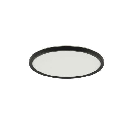 Brilagi - Plafón LED regulable ULTRA SLIM LED/18W/230V 2700-6500K Ø 30 cm negro + mando a distancia
