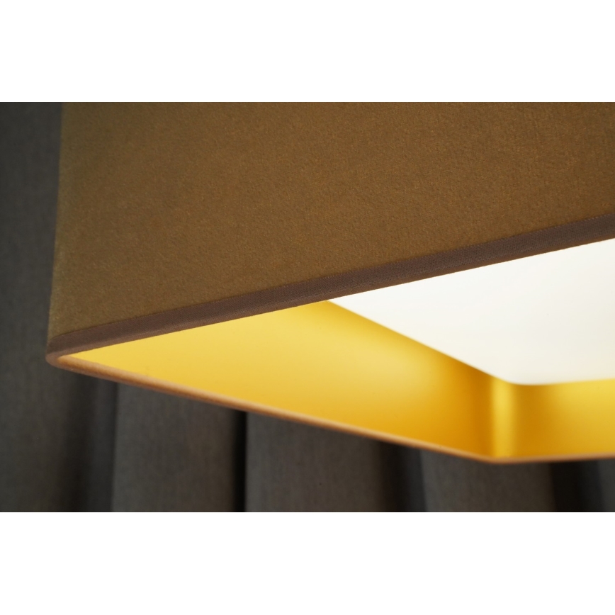 Brilagi - Lámpara de techo LED regulable VELVET SQUARE LED/24W/230V 43x43 cm 3000/4000/6500K + mando a distancia beige