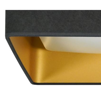 Brilagi - Lámpara de techo LED regulable VELVET SQUARE LED/24W/230V 43x43 cm 3000/4000/6500K + mando a distancia gris