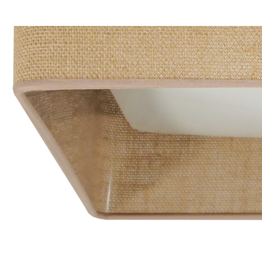 Brilagi - Luminaria de techo LED regulable VELVET SQUARE LED/24W/230V 43x43 cm 3000/4000/6500K + control remoto marrón