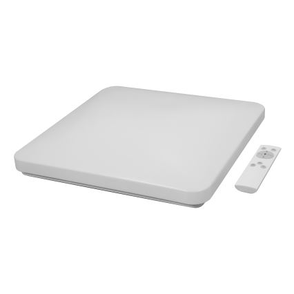 Brilagi - Lámpara de techo regulable LED VELVET SQUARE LED/24W/230V 43x43 cm 3000/4000/6500K + mando a distancia rosa