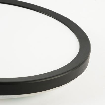 Brilagi - Lámpara de techo regulable LED RGBW ULTRA SLIM LED/18W/230V 2700–6500K Ø 30 cm negra + mando a distancia