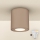 Brilagi - Luminaria LED RGBW regulable para baño MIA 1xGU10/4,8W/230V 3000K 84x80 mm beige IP54 + mando a distancia