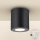 Brilagi - Luminaria LED RGBW regulable para baño MIA 1xGU10/4,8W/230V 3000K 84x80 mm negra IP54 + mando a distancia