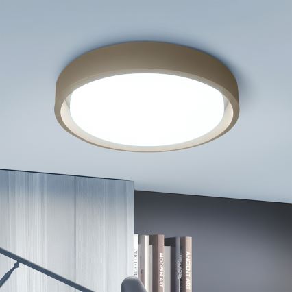 Brilagi - Lámpara de techo LED regulable MATTEO LED/60W/230V 3000-6500K Ø 51,5 cm taupe + mando a distancia