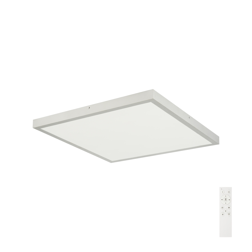 Brilagi - Plafón LED regulable para baño FRAME SMART LED/50W/230V 60x60 cm 3000-6000K IP44 plateado + mando a distancia