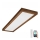 Brilagi - Luz de techo LED regulable para baño WOODY FRAME LED/50W/230V roble cereza 120x30 cm 3000-6000K IP44 + control remoto