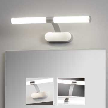 Brilagi - Luz LED 2 en 1 para espejo de baño TUBEO LED/6W/230V 40 cm IP44 color plata