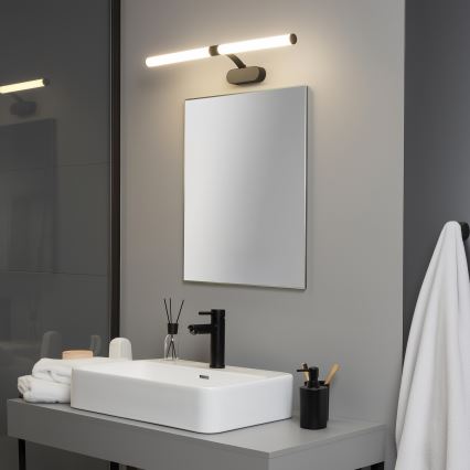 Brilagi - Iluminación LED para espejo de baño 2 en 1 TUBEO LED/8W/230V 60 cm IP44 negro