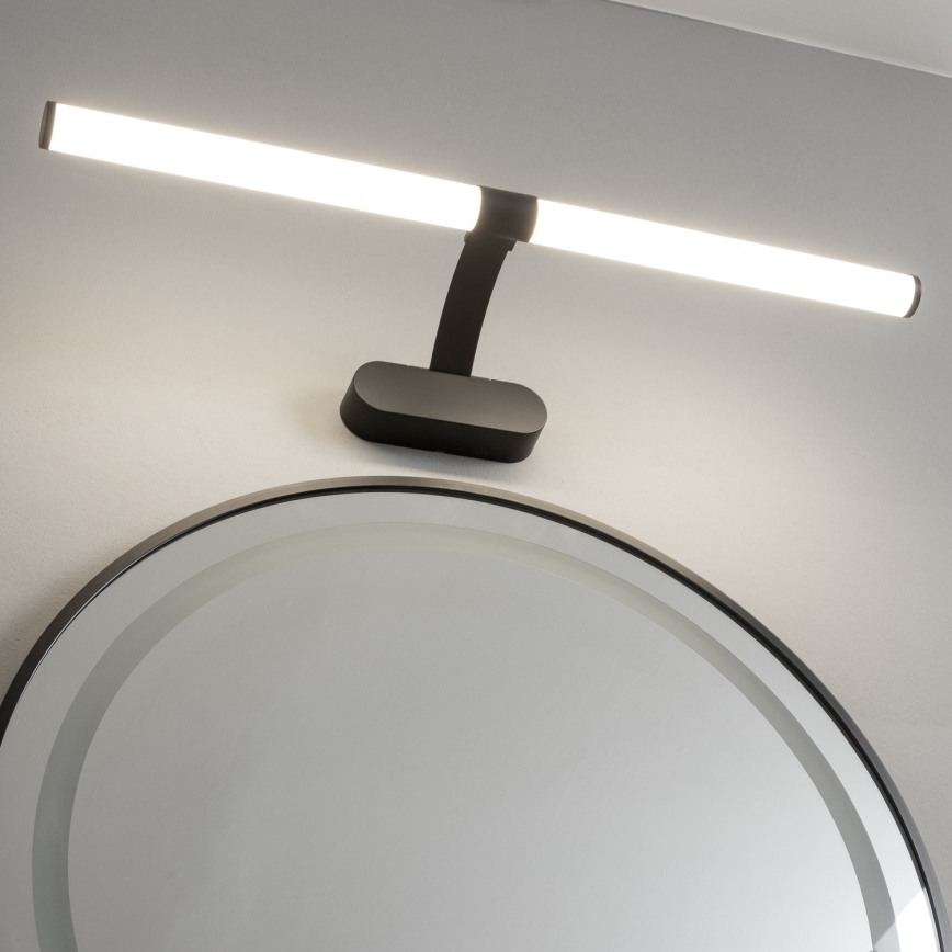 Brilagi - Iluminación LED para espejo de baño 2 en 1 TUBEO LED/8W/230V 60 cm IP44 negro