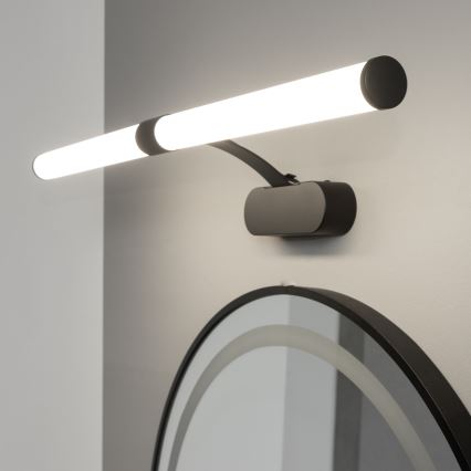 Brilagi - Iluminación LED para espejo de baño 2 en 1 TUBEO LED/8W/230V 60 cm IP44 negro