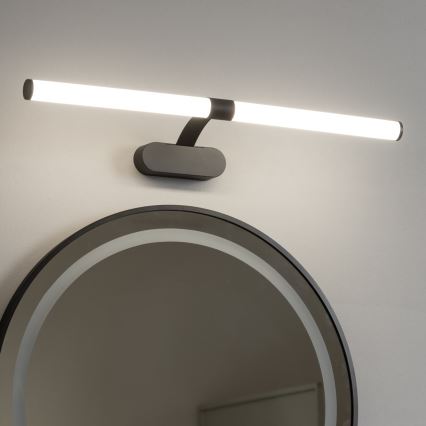Brilagi - Iluminación LED para espejo de baño 2 en 1 TUBEO LED/8W/230V 60 cm IP44 negro