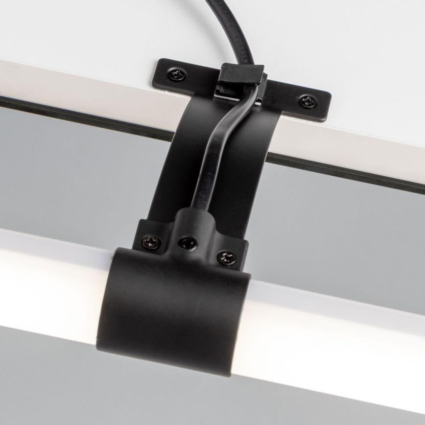 Brilagi - Iluminación LED para espejo de baño 2 en 1 TUBEO LED/8W/230V 60 cm IP44 negro