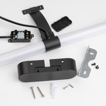 Brilagi - Iluminación LED para espejo de baño 2 en 1 TUBEO LED/8W/230V 60 cm IP44 negro