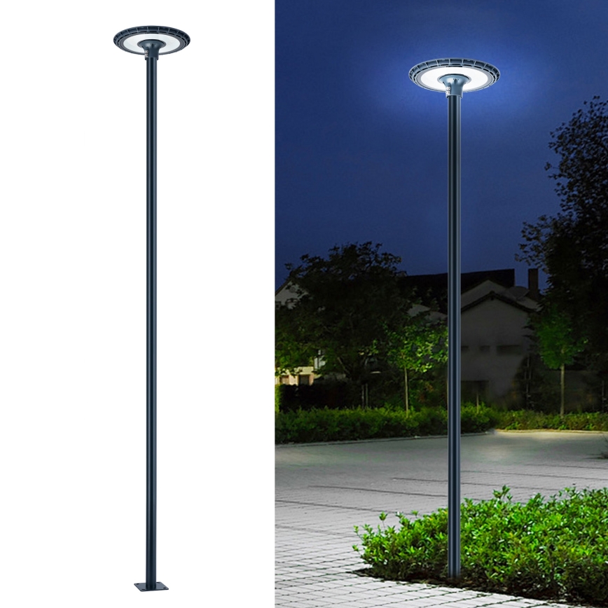 Brilagi - Tubo metálico para poste de iluminación exterior URBAN de 4 m, Ø 58 mm, antracita
