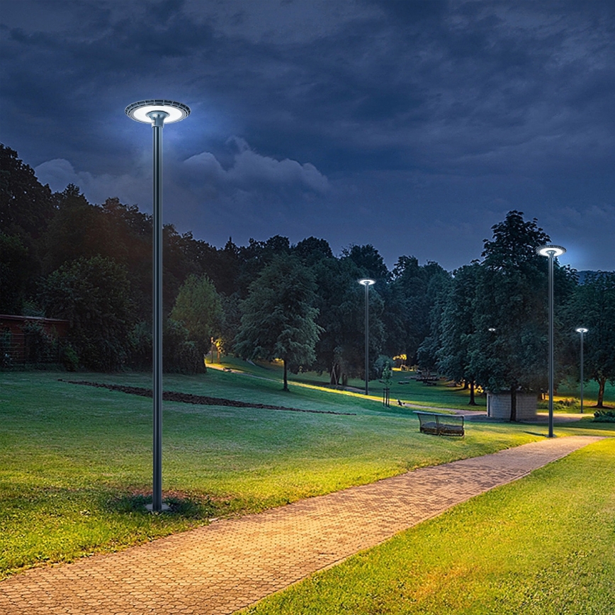 Brilagi - Tubo metálico para poste de iluminación exterior URBAN de 4 m, Ø 58 mm, antracita