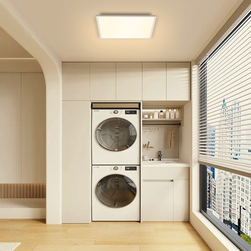 Brilagi - Luminaria de techo LED regulable SLIMFRAME LED/58W/230V 60x60 cm 3000-6000K blanca + mando a distancia