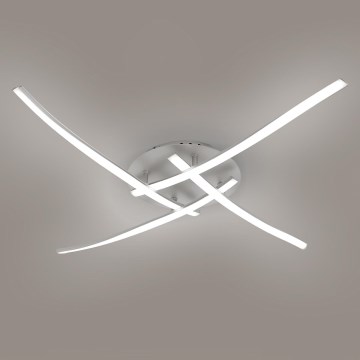 Brilagi - Panel LED STRIPES LED/32W/230V 60x60 cm plateado
