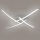Brilagi - Panel LED STRIPES LED/32W/230V 60x60 cm plateado