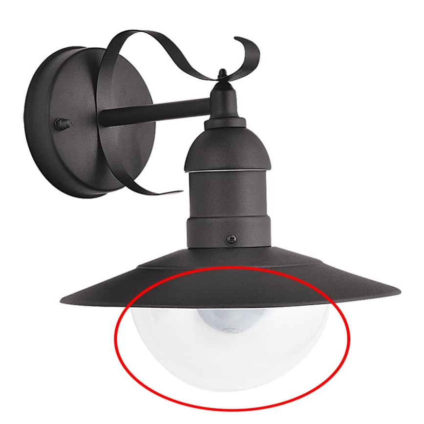 Brilagi - Pantalla de repuesto para la luminaria MOLDE E27, transparente