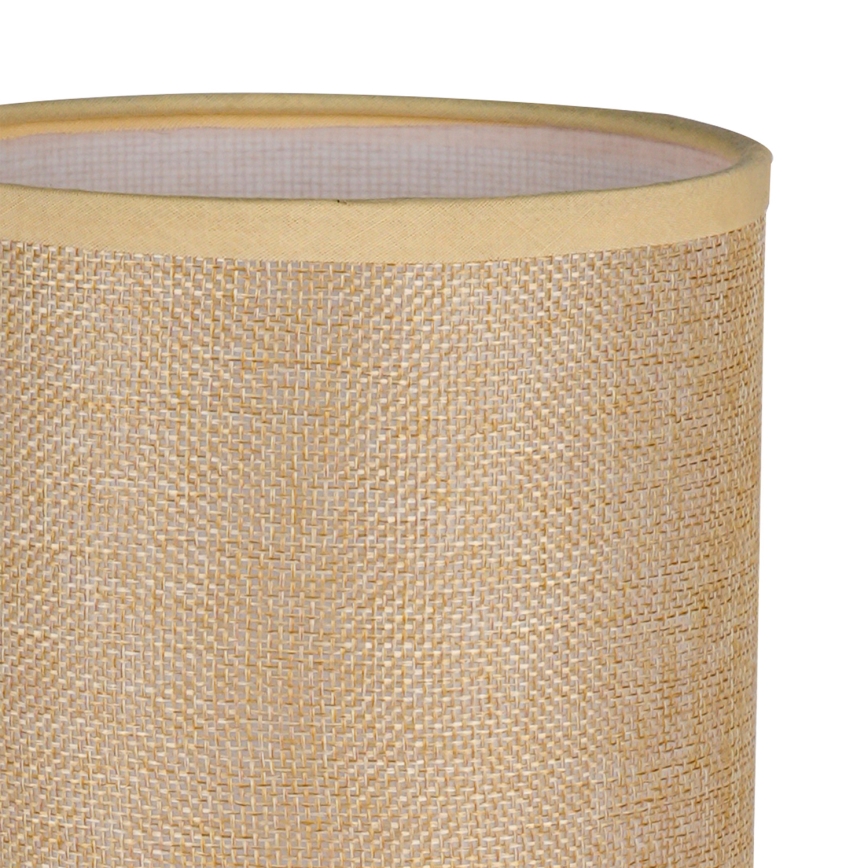 Brilagi - Pantalla para lámpara de mesa TABLON E27, diámetro 14 cm, beige