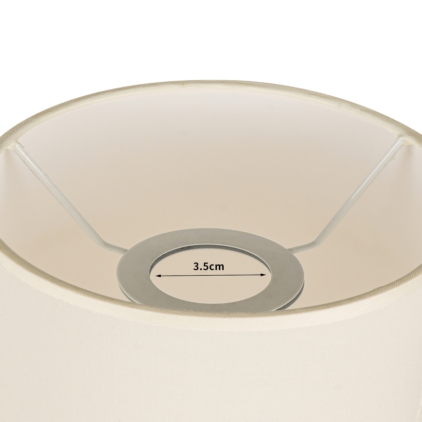 Brilagi - Pantalla para lámpara de mesa TABLON E27 Ø 14 cm crema