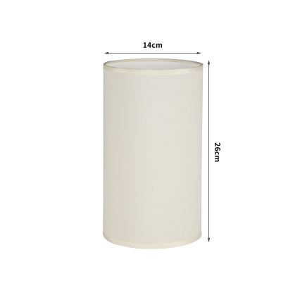 Brilagi - Pantalla para lámpara de mesa TABLON E27 Ø 14 cm crema
