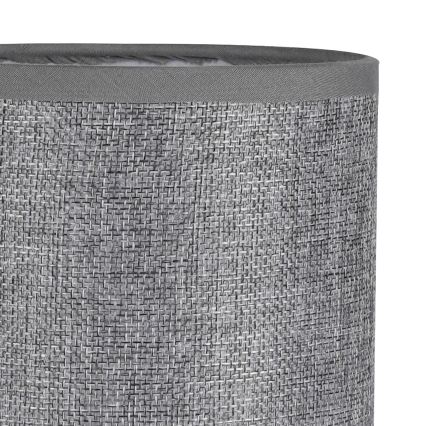Brilagi - Pantalla para lámpara de sobremesa TABLON E27 Ø 14 cm gris