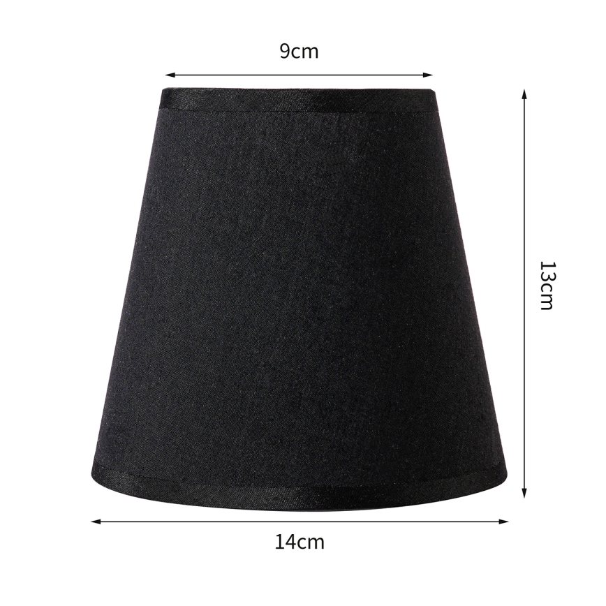 Brilagi - Pantalla universal NUBILA E27 13x9 cm negra
