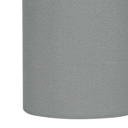 Brilagi - Pantalla universal NUBILA E27 15,5x14 cm gris claro
