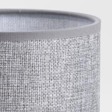Brilagi - Pantalla universal NUBILA E27 15,5x14 cm gris