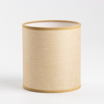 Brilagi - Pantalla universal NUBILA E27 15,5x14 cm marrón claro