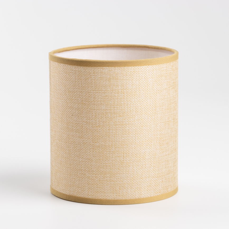 Brilagi - Pantalla universal NUBILA E27 15,5x14 cm marrón claro