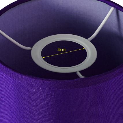Brilagi - Pantalla universal NUBILA E27 15,5x14 cm morado