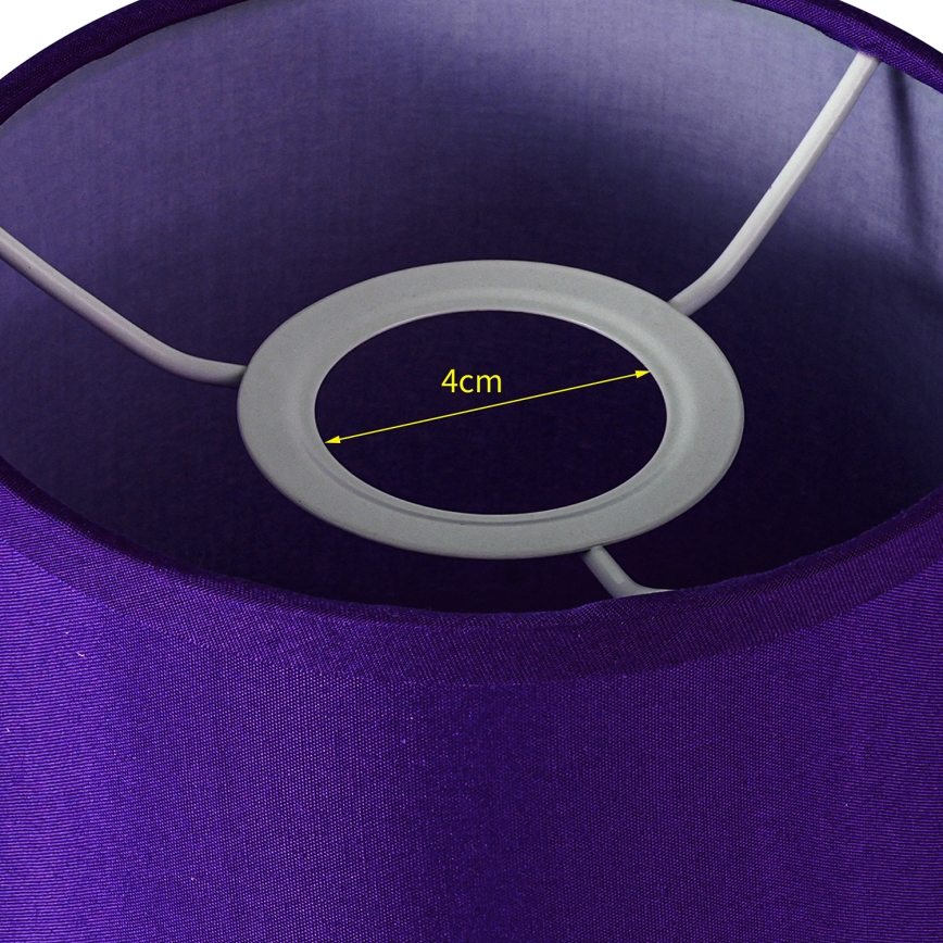 Brilagi - Pantalla universal NUBILA E27 15,5x14 cm morado