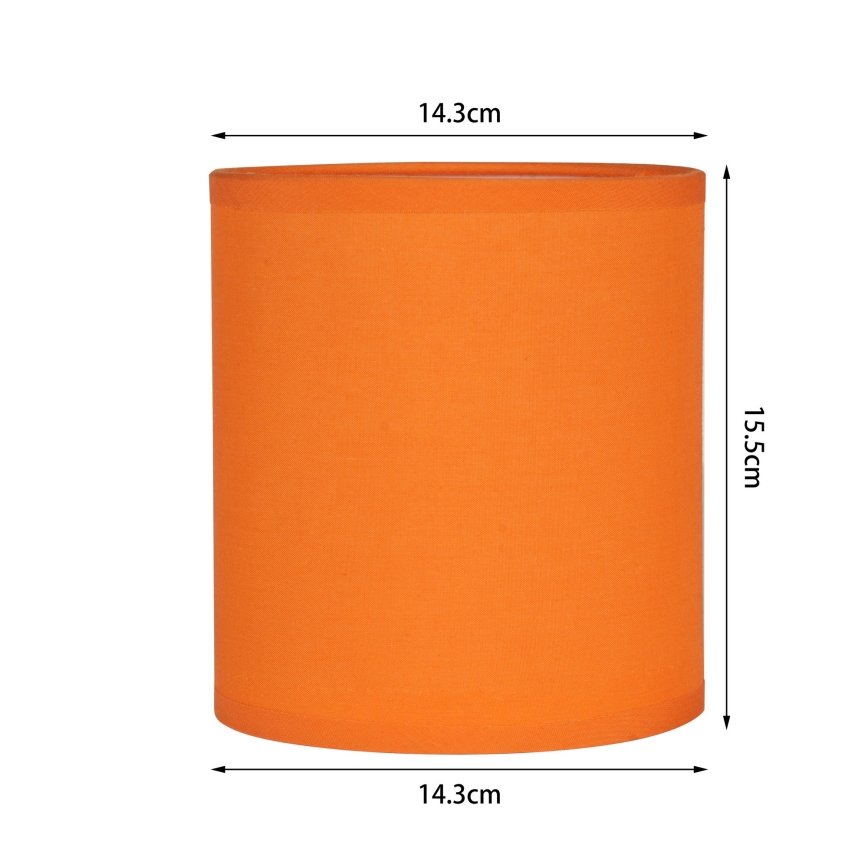 Brilagi - Pantalla universal NUBILA E27 15,5x14 cm naranja